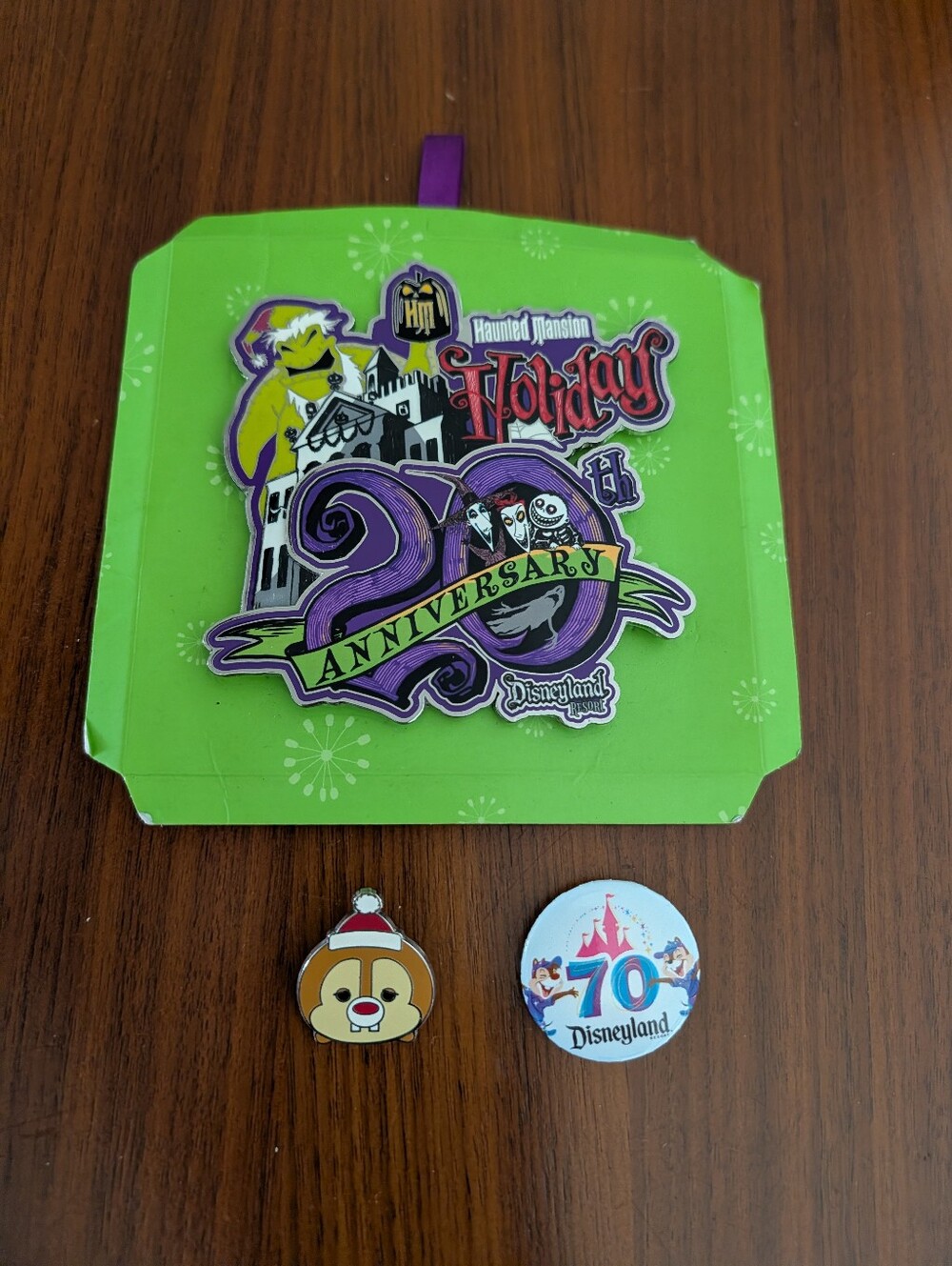 2021 Disneyland Haunted Mansion Holiday 20th Anniversary Oogie Boogie Jumbo Pin